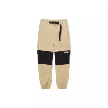 Трикотажные спортивные штаны унисекс цвета Off White The North Face, кремовый