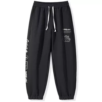 Трикотажные спортивные штаны унисекс Doraemon, Черный