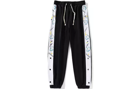 Трикотажные спортивные штаны унисекс Doraemon, Черный (хаки)