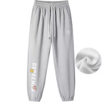 Трикотажные спортивные штаны унисекс Doraemon, Черный (обычная версия)