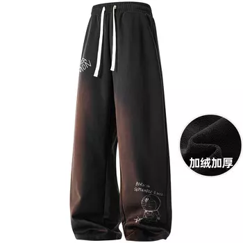 Трикотажные спортивные штаны унисекс Doraemon, Светлый Хаки