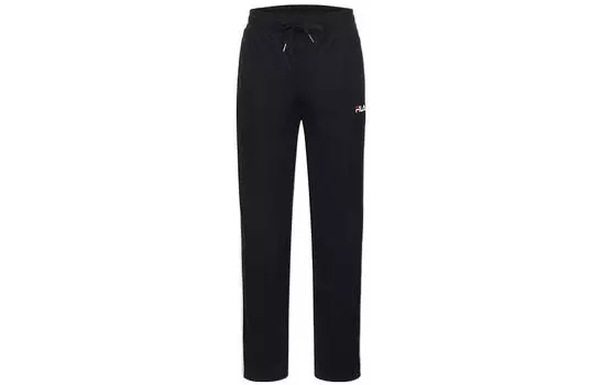 Трикотажные спортивные штаны унисекс FILA, цвет Black