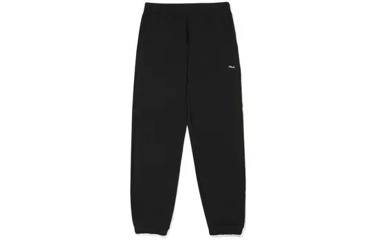Трикотажные спортивные штаны унисекс FILA, цвет Black