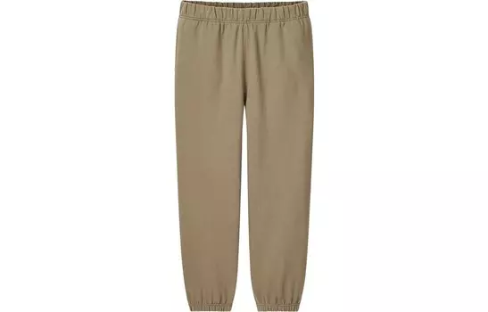 Трикотажные спортивные штаны унисекс хаки Uniqlo, хаки