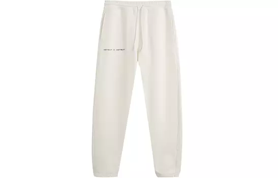 Трикотажные спортивные штаны унисекс HOTSUIT, White Egret