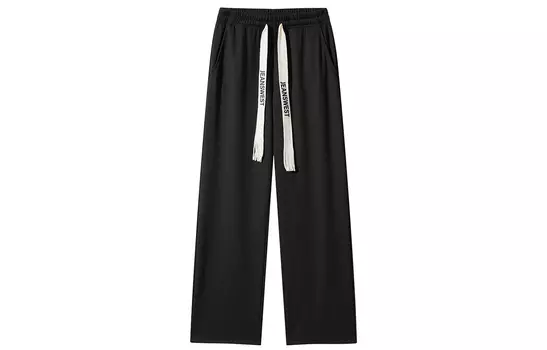 Трикотажные спортивные штаны унисекс JEANSWEST, Dark Blue Fleece-Lined