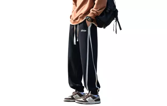 Трикотажные спортивные штаны унисекс MONTVOO, Хизер Грей (на флисовой подкладке)