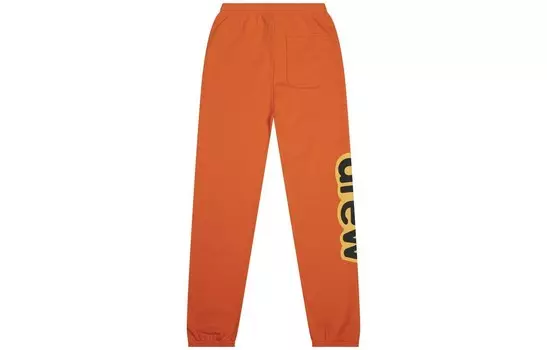 Трикотажные спортивные штаны унисекс оранжевого цвета Drew House, оранжевый