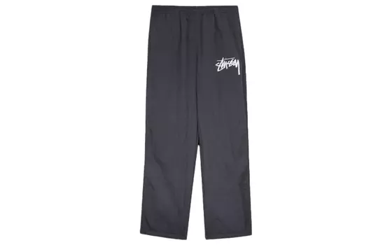 Трикотажные спортивные штаны унисекс Stussy, цвет Black