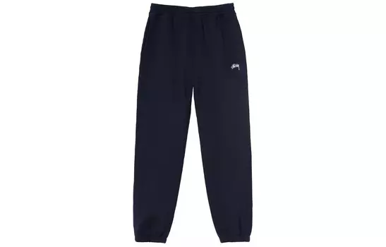 Трикотажные спортивные штаны унисекс Stussy, темно-синий