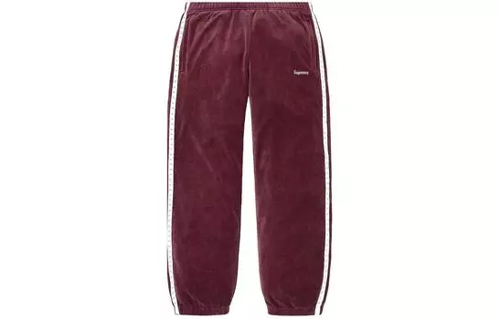 Штаны спортивные Supreme Studded Velour, красный