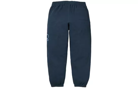 Трикотажные спортивные штаны унисекс Supreme, цвет Black