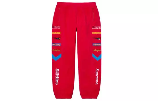 Штаны спортивные Supreme x Skittles x Polartec, черный