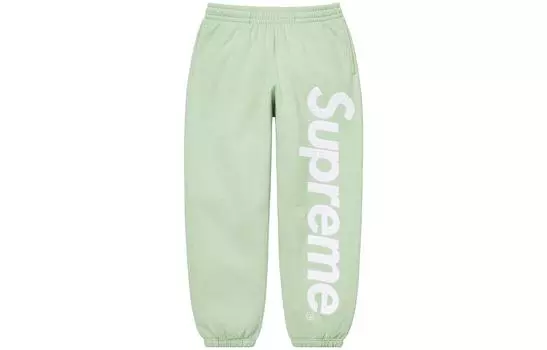 Трикотажные спортивные штаны унисекс Supreme, цвет Black