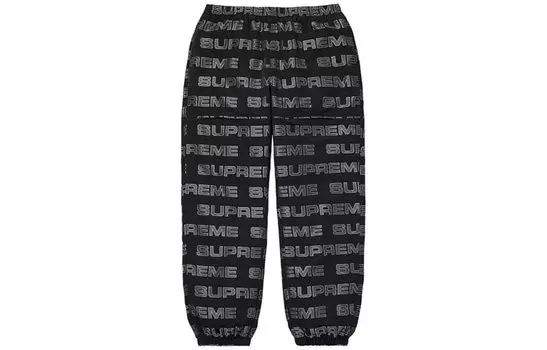 Штаны спортивные Supreme Logo Ripstop, черный