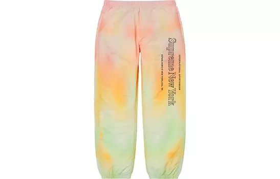 Штаны спортивные Supreme Side Logo, коричневый