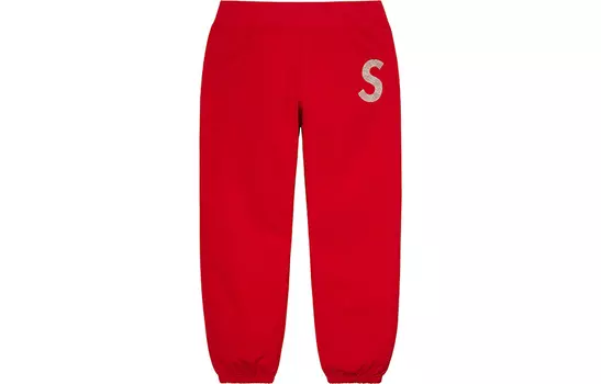 Спортивные штаны унисекс Supreme, красный