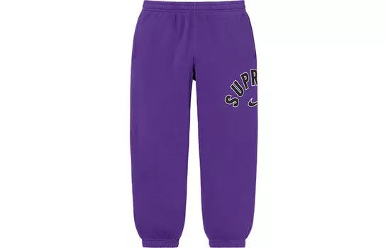 Спортивные штаны унисекс Supreme Nike, фиолетовый