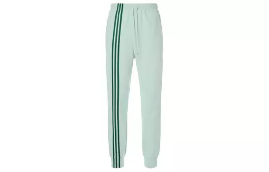 Трикотажные спортивные штаны унисекс светло-зеленые Adidas Originals, светло-зеленый