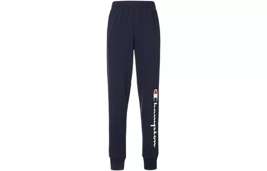 Трикотажные спортивные штаны унисекс темно-синие Champion, темно-синий