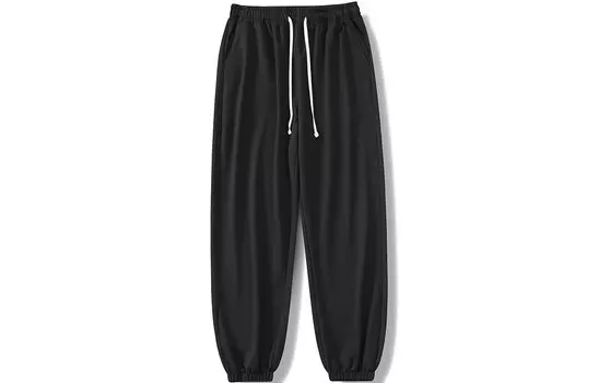 Трикотажные спортивные штаны унисекс TYPERIGHTER, Комплект (черный обычный со случайной футболкой с короткими рукавами)