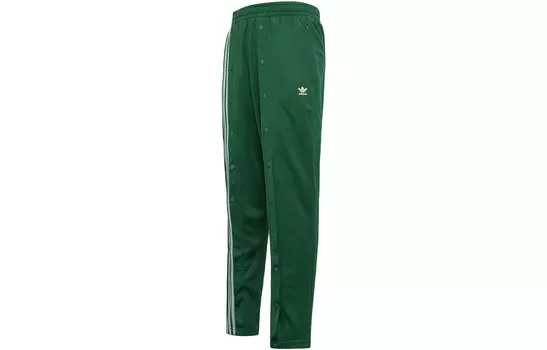 Трикотажные спортивные штаны унисекс зеленые Adidas Originals, зеленый