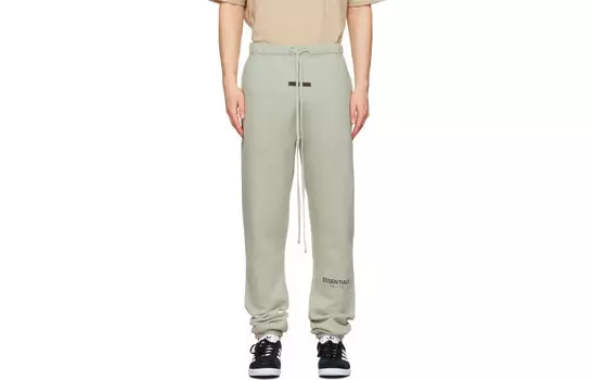 Трикотажные спортивные штаны унисекс зеленые Fear Of God Essentials, зеленый
