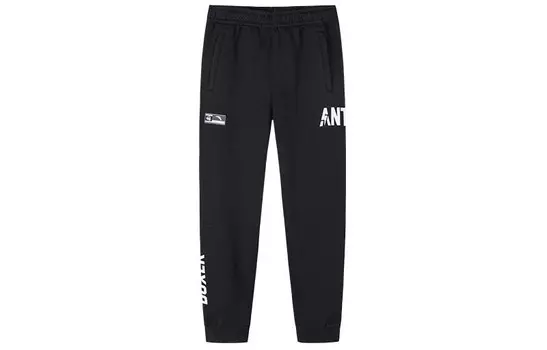 Трикотажные спортивные штаны Variety Training Collection для мужчин, цвет черный/белый Anta, черный/белый