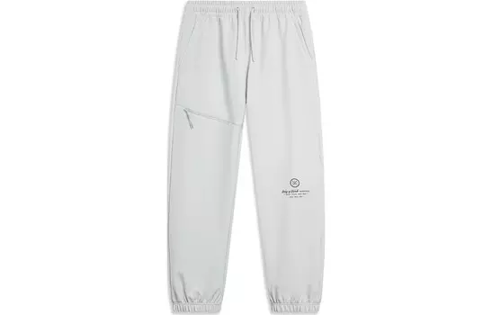 Трикотажные спортивные штаны Wade Collection для мужчин, светло-серые Lining, серый
