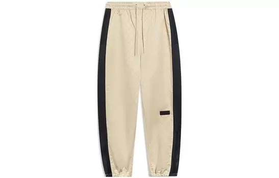 Трикотажные спортивные штаны Wade Collection для мужчин, светло-кремовые/черные Lining, светло-кремовый/черный