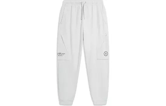 Трикотажные спортивные штаны Wade Collection для мужчин, светло-серые Lining, серый