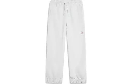 Трикотажные спортивные штаны Wade Collection унисекс светло-серого цвета Lining, серый