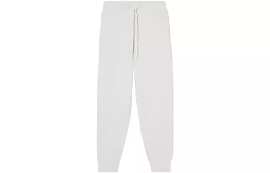 Трикотажные спортивные штаны женские белые Burberry