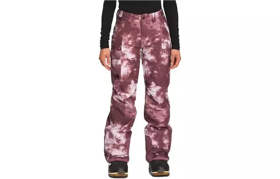Трикотажные спортивные штаны женские белые/фиолетовые The North Face