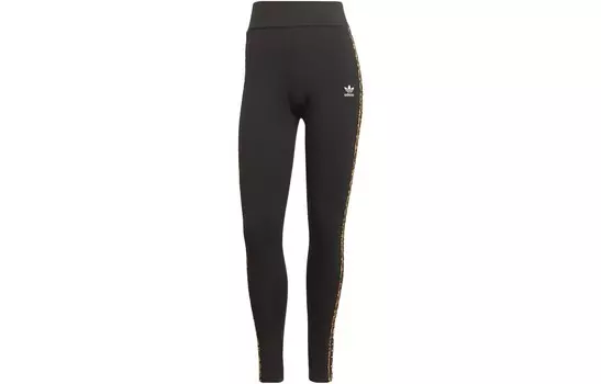 Трикотажные спортивные штаны женские черные Adidas Originals