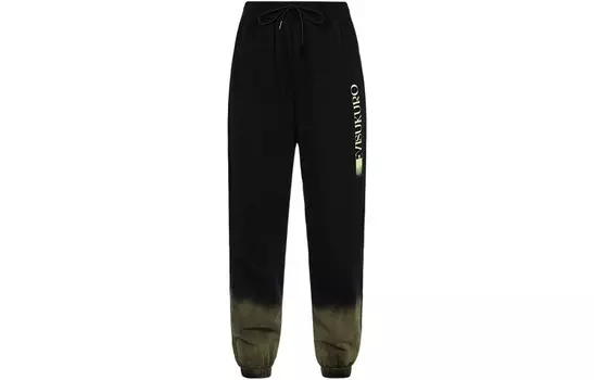 Трикотажные спортивные штаны женские черные Evisu