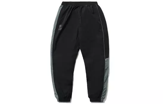Трикотажные спортивные штаны женские черные Lining