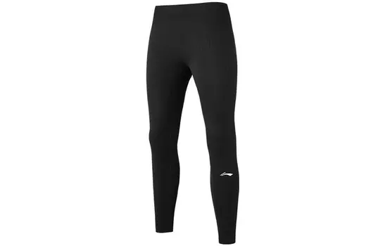 Трикотажные спортивные штаны женские черные Lining