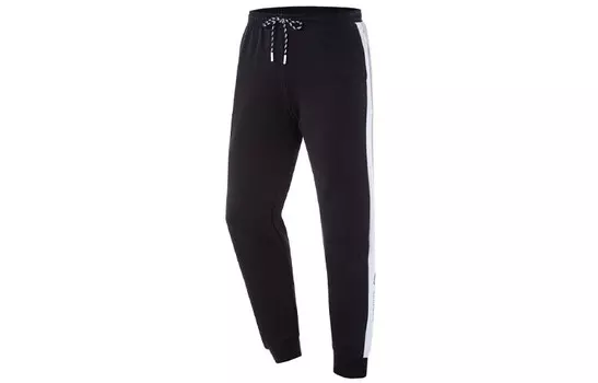 Трикотажные спортивные штаны женские черные Lining