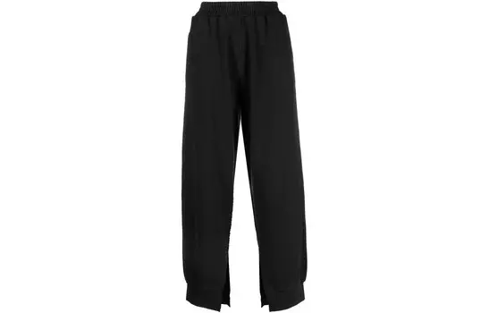 Трикотажные спортивные штаны женские черные Mm6 Maison Margiela