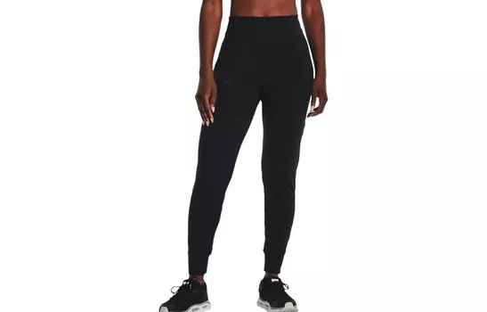 Трикотажные спортивные штаны женские черные Under Armour