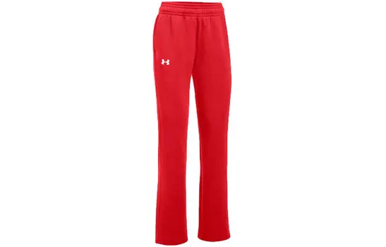 Трикотажные спортивные штаны женские красные Under Armour