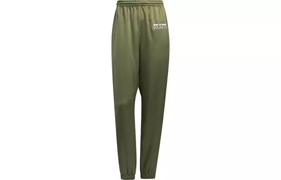 Трикотажные спортивные штаны женские оливково-зеленые Adidas Originals