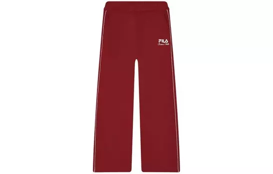 Трикотажные спортивные штаны женские Rhythm красные Fila