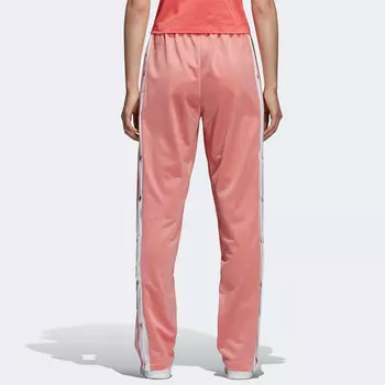 Трикотажные спортивные штаны женские розово-красные Adidas Originals