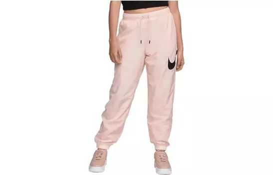 Трикотажные спортивные штаны женские розовые Nike