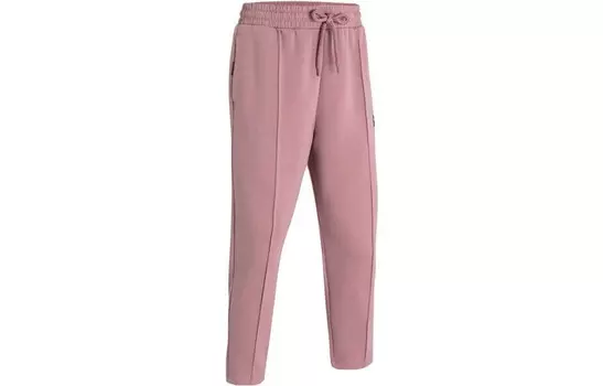 Трикотажные спортивные штаны женские розовые Under Armour