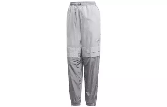 Трикотажные спортивные штаны женские серые Adidas Originals