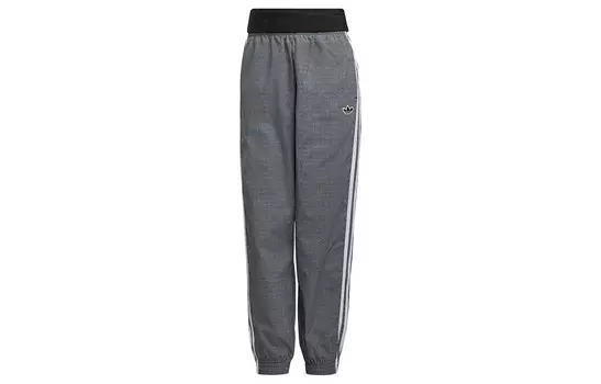 Трикотажные спортивные штаны женские серые Adidas Originals