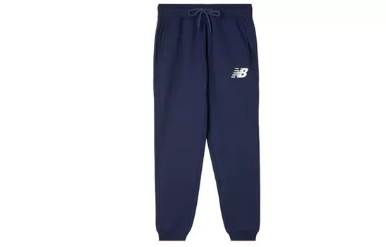 Трикотажные спортивные штаны женские синие New Balance, синий